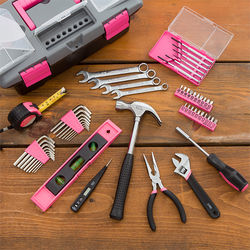 Women's Personalized Pink Tool Kit