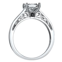 Secret Expressions Silver Name and Birthstone Promise Ring