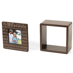 Best Friend Photo Cube with Removable Front
