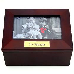 Personalized Treasure Box with Framed Lid