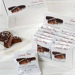 Fannie May Dark Chocolate Sea Salt Caramels Gift Box