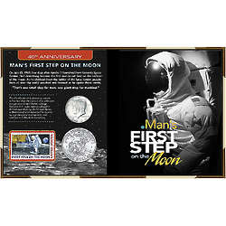 40th Anniversary Man's First Step on the Moon Cachet