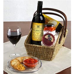 Merlot Wine Country Escape Gift Basket