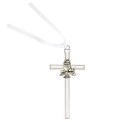 First Communion Cross & Pearl Rosary Gift Set