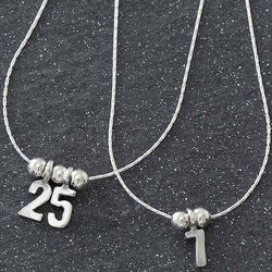 Your Special Number Sterling Silver Necklace