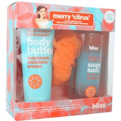 Merry Citrus Bath and Body Skincare Gift Set
