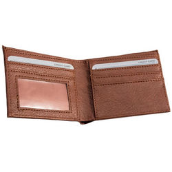 Faux Leather Bifold Wallet with Cyberguard RFID Protection
