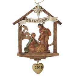 Silent Night 2016 Nativity Ornament