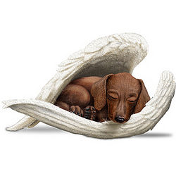 Dachshunds Leave Paw Prints on Our Hearts Figurine