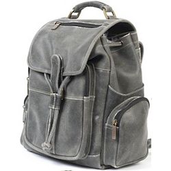 Distressed Leather Backpack