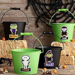 Personalized Spooktacularly Cool Treat Pail