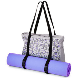 Yoga Tote with Buckle Closure Straps for Mat