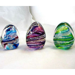 Glass Birthstone Egg