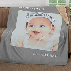 Personalized Picture Perfect Premium Sherpa Blanket