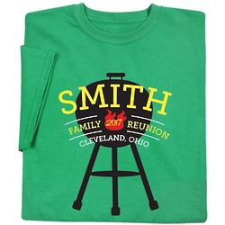 Personalized BBQ Family Reunion T-Shirt