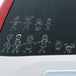 Family Car Clings