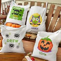 Personalized Ghoulishly Giant Trick-Or-Treat Bag