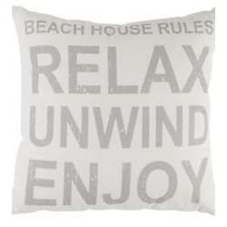 Beach House Rules: Relax, Unwind, Enjoy Pillow