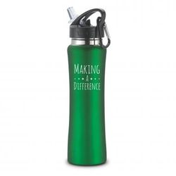 Making a Difference Flip Top Water Bottle