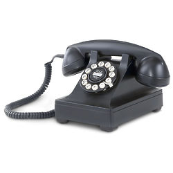Classic Kettle Desk Phone in Black