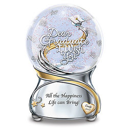 Graduation Musical Glitter Globe Personalized with Name