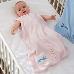 Halo SleepSack Personalized Baby Girl Fleece Wearable Blanket