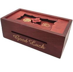 Good Luck Money and Gift Card Secret Trick Puzzle Box