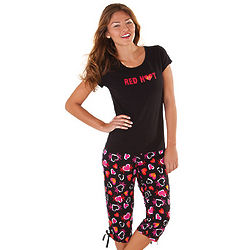Red Hot Capri Pajamas