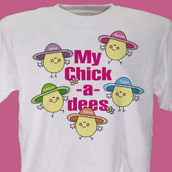 Personalized Chick-a-Dees T-Shirt