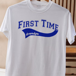 Personalized First Time Grandparent T-Shirt