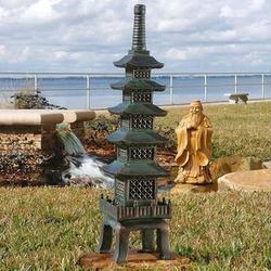 Nara Temple Asian Garden Pagoda Sculpture