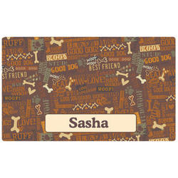 Personalized Good Dog Bowl Placemat