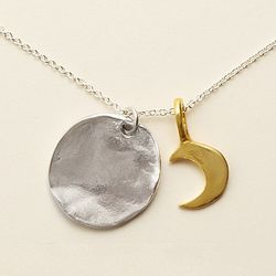 Moonlight Silver and Gold Necklace
