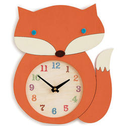 Wool Felt Fox Clock