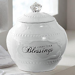 7" Blessing Jar with 36 Blessing Cards