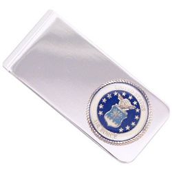Personalized Air Force Money Clip