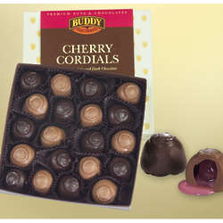 Milk and Dark Chocolate Cherry Cordials Gift Box