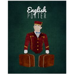 English Porter 16x20 Poster