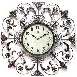 26" Fleur De Lis II Wall Clock