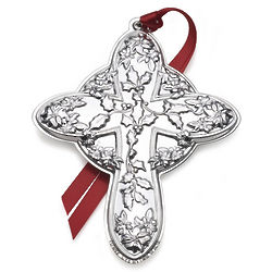 2014 Sterling Silver Cross Ornament, 22nd Edition