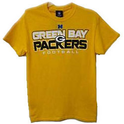 Men's Gold Green Bay Packers T-Shirt