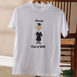 Graduation Characters Personalized Adult T-Shirt