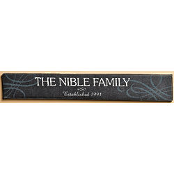 Personalized Established Family Name Sign