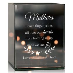 Mother's Personalized Reflective Tealight Candle Holder