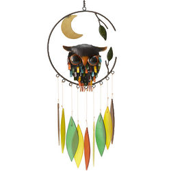 Spiky Owl Wind Chime
