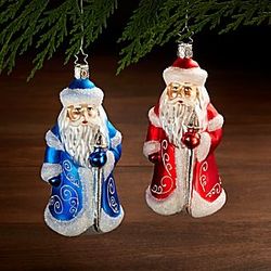 German Glass Santa Claus Ornament