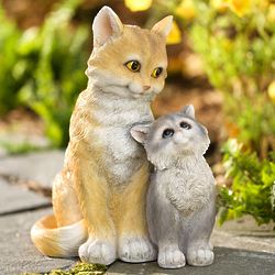 Mama and Kitten Sculpture