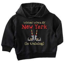 Personalized Wicked Halloween Witch in Training Hoodie