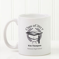 Graduation Cap Design Personalized Coffee Mug