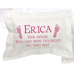 Personalized Two Feet Pillow Sham